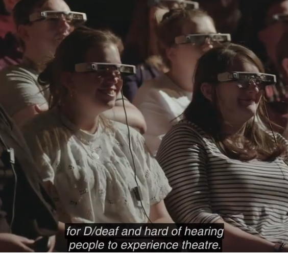 Captioned glasses a new way for deaf people to experience theatre