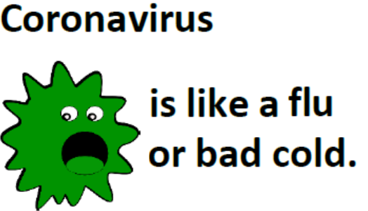 Easy Read Guide to explain CoronaVirus